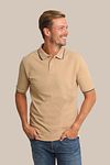 Suitable Respect Polo Shirt Tip Ferry Beige Model / Voorkant