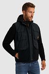 PME Legend Fleece-Bodywarmer Schwarz Model / Voorkant