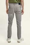 Scotch and Soda Skim Jeans Szare Model / Achterkant