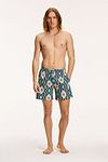 Shiwi Badeshorts Mayan Print Grün Model / Voorkant