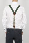Sir Redman Lyxiga Essential Suspenders Mörkgrön Model / Achterkant