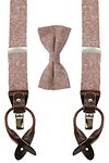 Sir Redman Suspenders Combination Pack Groom Stylish Burgundy SR20221