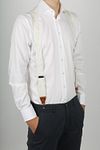 Sir Redman Tirantes Wedding Combi Pack Festive Leaves Off-white Model / Zijkant