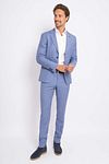 Suitable Toulon Suit Wool Blue Model / Voorkant