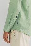 State of Art Chemise De Lin Vert Model / Detail