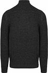 State of Art Cardigan Structure Mélange Marine Product / Achterkant