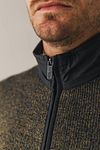 State Of Art Cardigan Zip Structure Marron Model / Detail