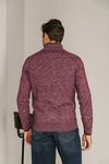 State Of Art Half Zip Trui Rood  Model / Achterkant
