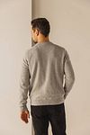 State Of Art Pullover Donegal Melange Beige Model / Achterkant