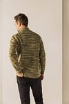 State Of Art sweter melange z półzamkiem w kolorze żółtym Model / Achterkant