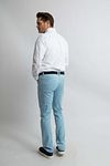 Steppin' Out Broek Johnson Lichtblauw Model / Achterkant