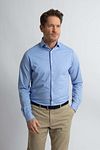 Camicia stretch piqué Steppin' Out azzurro chiaro Model / Voorkant