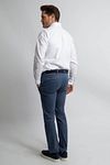 Camicia Steppin' Out in twill bianca Model / Achterkant