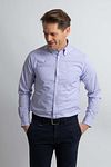 Camisa a cuadros Steppin' Out azul y rojo Model / Voorkant