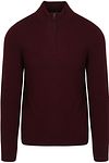 Steppin' Out Half Zip Pullover Merino Wool Burgundy order online | PU-MO- MRI-REF12-SO-25.05 Loganberry Bordo | Suitable Liechtenstein