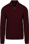 Steppin' Out Half Zip Trui Merinowol Bordeaux PU-MO- MRI-REF12-SO-25.05 Loganberry Bordo kopen | Suitable
