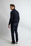 Steppin' Out maglia a collo alto in cotone e cashmere Navy Model / Achterkant