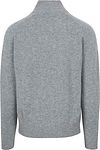 Steppin' Out Mocker Pullover Lammwolle Grau Product / Achterkant
