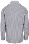 Steppin' Out Overhemd Streep Navy Product / Achterkant