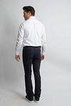 Steppin' Out Shirt Dobby White Model / Achterkant