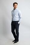 Steppin' Out Chino Newbury Melange granatowy Model / Voorkant