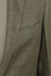 Suitable Blazer Linnen Panama Olijfgroen Product / Detail