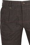 Passende Chino Pico Pleat Rutete Brun Product / Detail