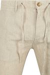 Suitable chino i hør, beige Product / Detail