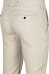 Suitable Chino i Linnedblanding i Ruten Beige Product / Detail