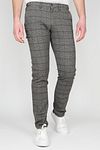 Suitable Chino Locke Karo Grau Model / Voorkant