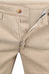 Suitable chinosy Pico Pleat z flaneli w kolorze piaskowym Product / Detail