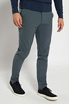 Suitable Dace Pantalon Vert Acier Model / Voorkant avec Bram
