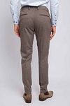Suitable Das Pantalon Pied de Poule Brown Model / Achterkant