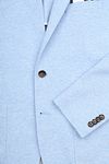 Suitable Blazer Face Print Lysblå Product / Detail