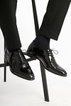 Zapato de charol de piel Suitable en negro Model / Voorkant