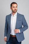 Suitable Blazer Patras Blu Model / Voorkant con Emiel