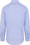 Suitable Hemd Leinen Hellblau Product / Achterkant