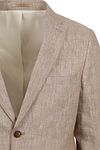 Suitable Blazer Pepita Lin Beige Product / Detail