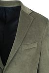 Passande Corduroy Kostym Grön Product / Detail