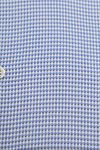 Suitable Koszula z podwójnym mankietem, wzór, niebieska Product / Detail