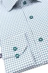 Suitable Koszula w kratę z nadrukiem, zielona Product / Detail