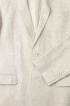 Suitable lniana marynarka Herringbone ecru Product / Detail