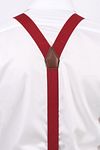 Suitable Luxe szelki w kolorze bordeaux Model / Achterkant