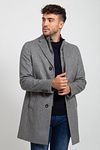 Suitable Manteau K150 Mix Laine Gris  Model / Voorkant avec Bram