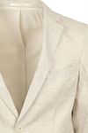 Suitable lniana marynarka Herringbone ecru Product / Detail