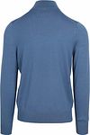 Suitable Merino Half Zip Trui Ink Blauw Product / Achterkant