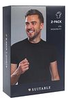 Suitable Ota T-Shirt z okrągłym dekoltem czarny 2-pack Verpakking