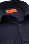 Suitable Piqué Strikket Skjorte i Marineblå Product / Detail