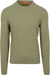 Suitable Sweter Zielony PU-O-SLUB-25.03 FCD 32039 olive