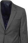 Traje Suitable Toulon de lana a cuadros en gris y marrón Product / Detail